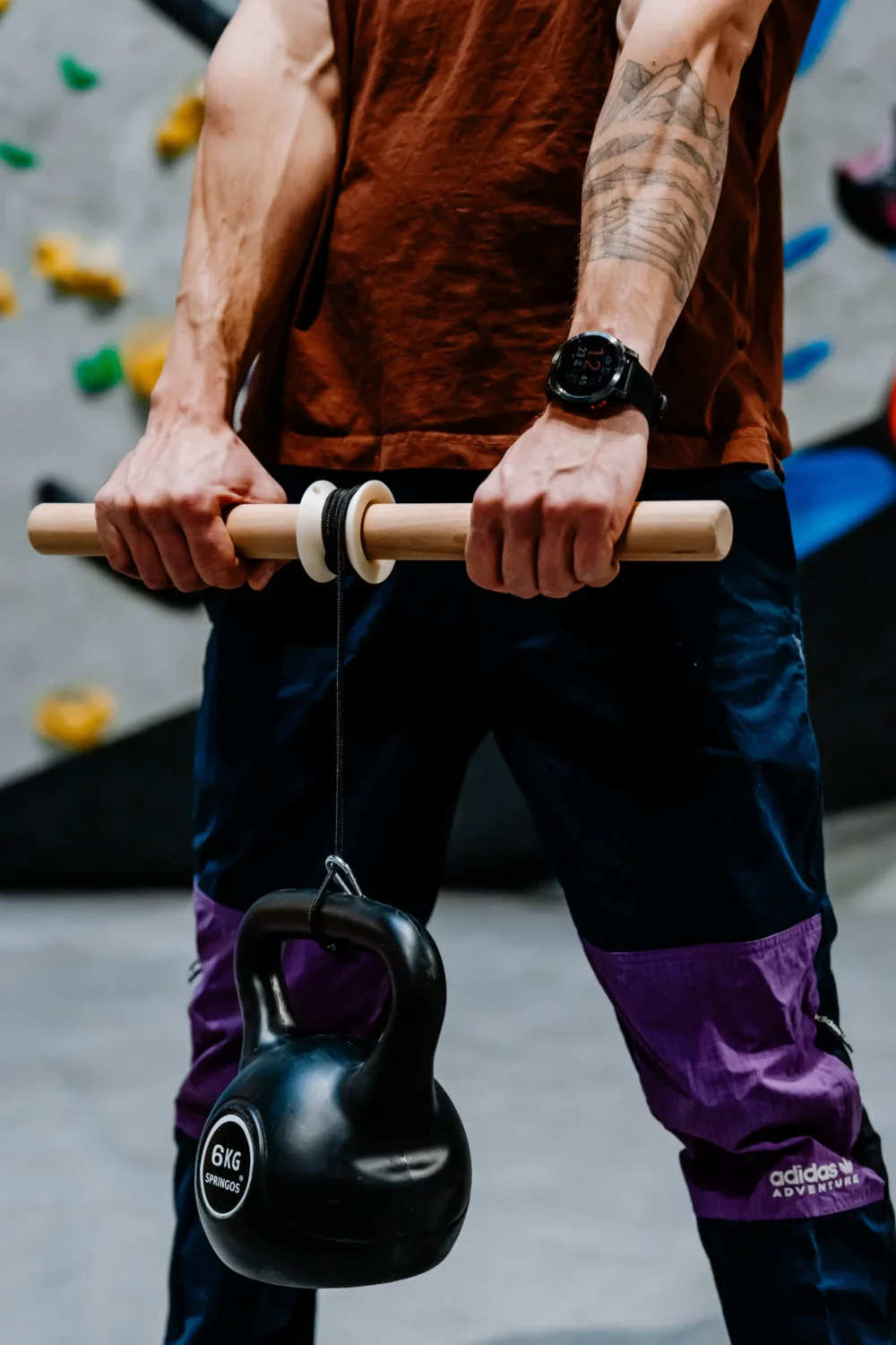 WhiteOak Wrist Roller: forearm training roller - Image 4