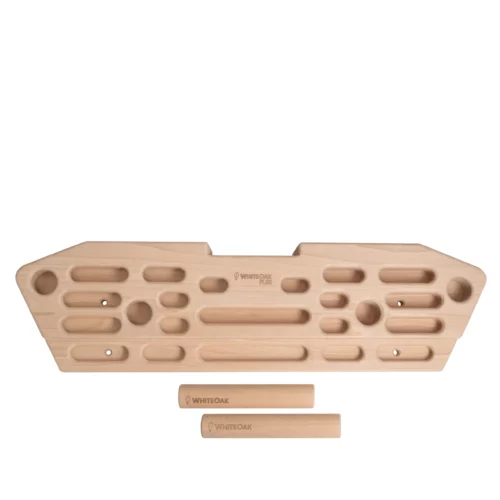 WhiteOak Plus Hangboard with Peg System