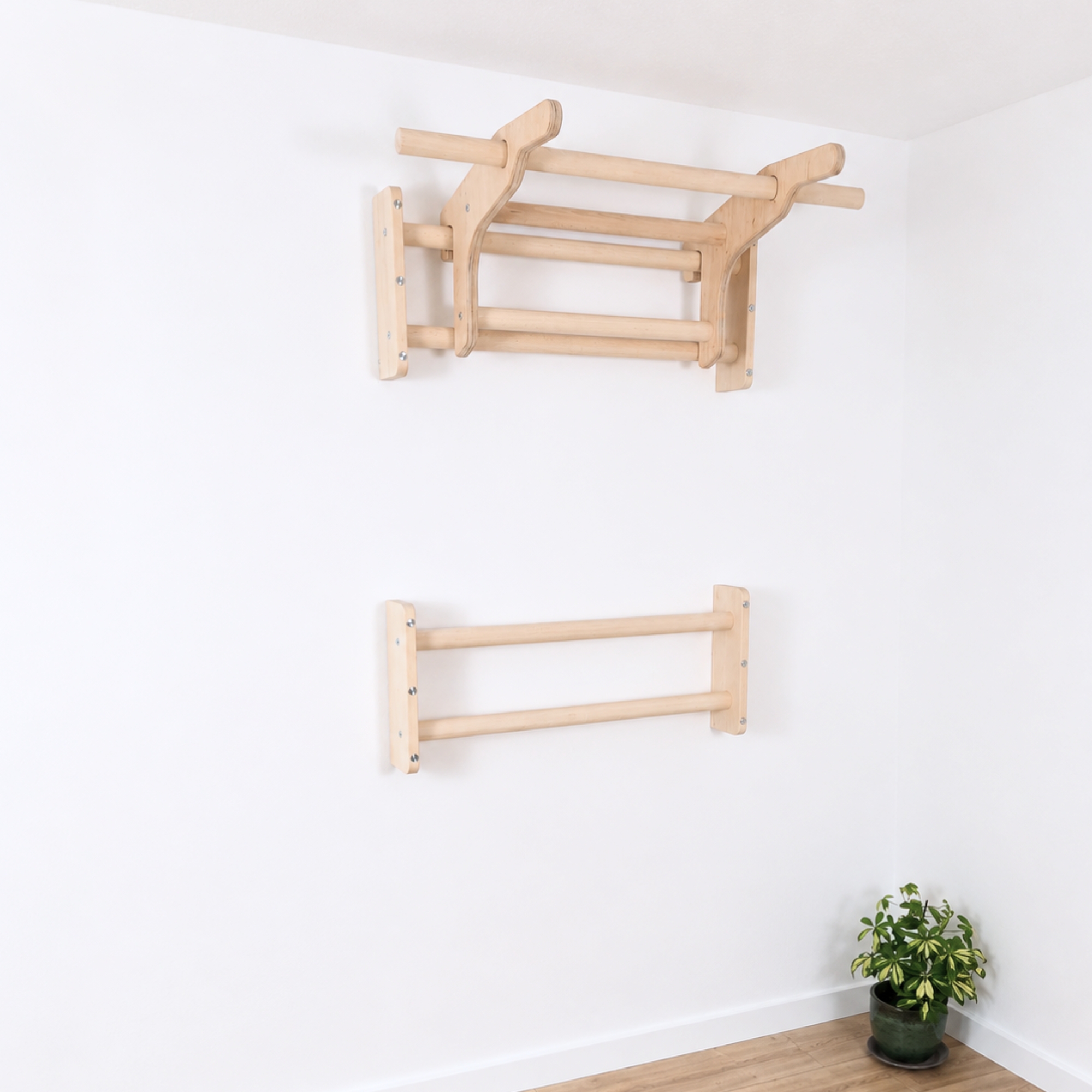 Mini Stall Bar with Pull-Up & Dip Station