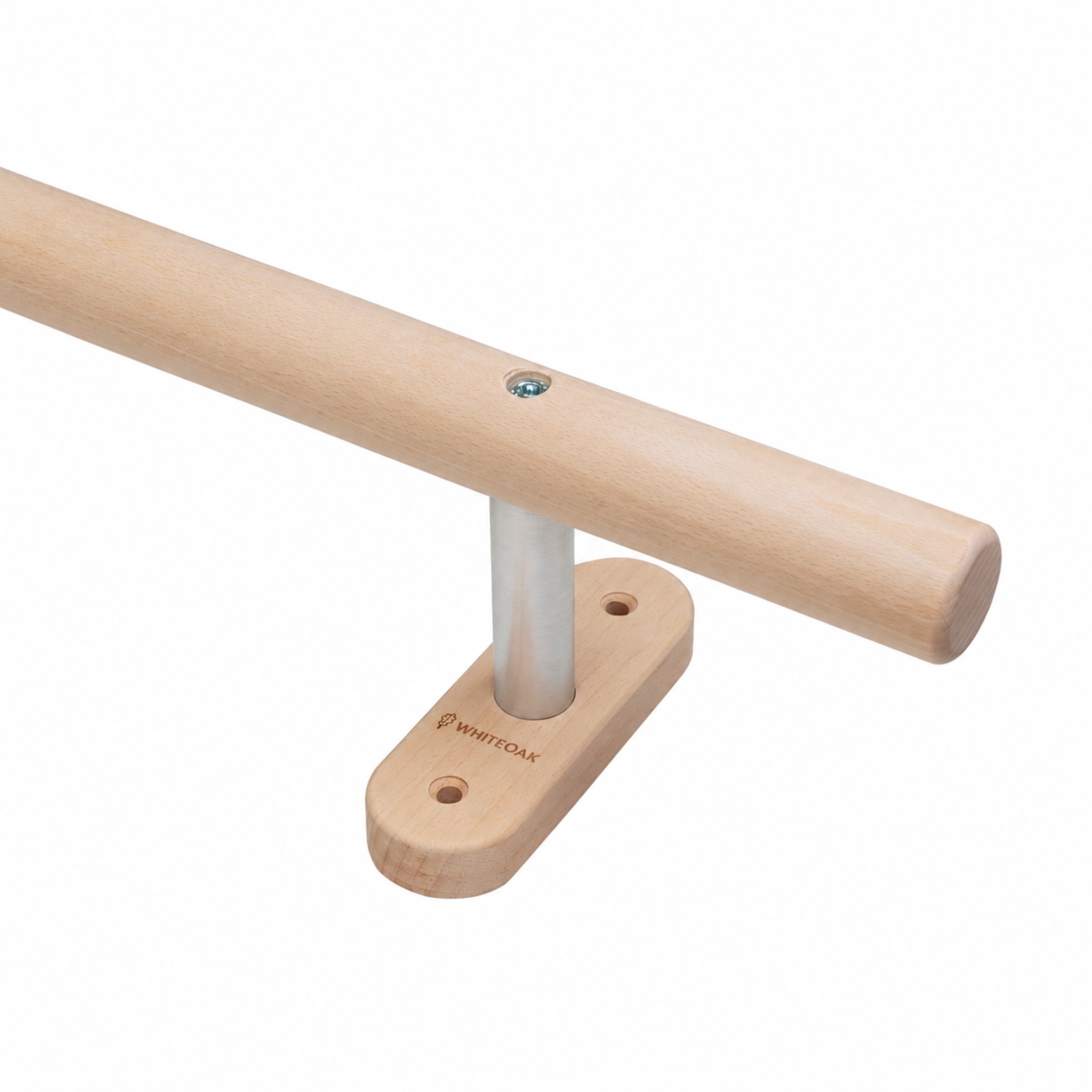 Wall-Mounted Pull-Up Bar – Solid Beech Wood - Image 3